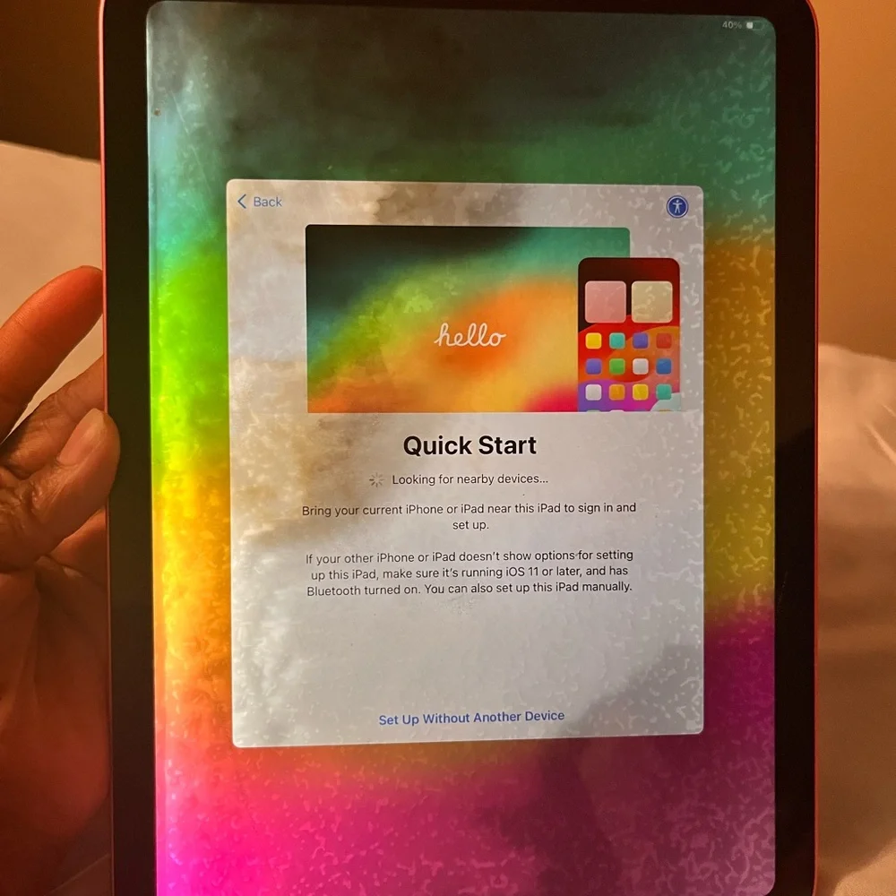 Pink iPad